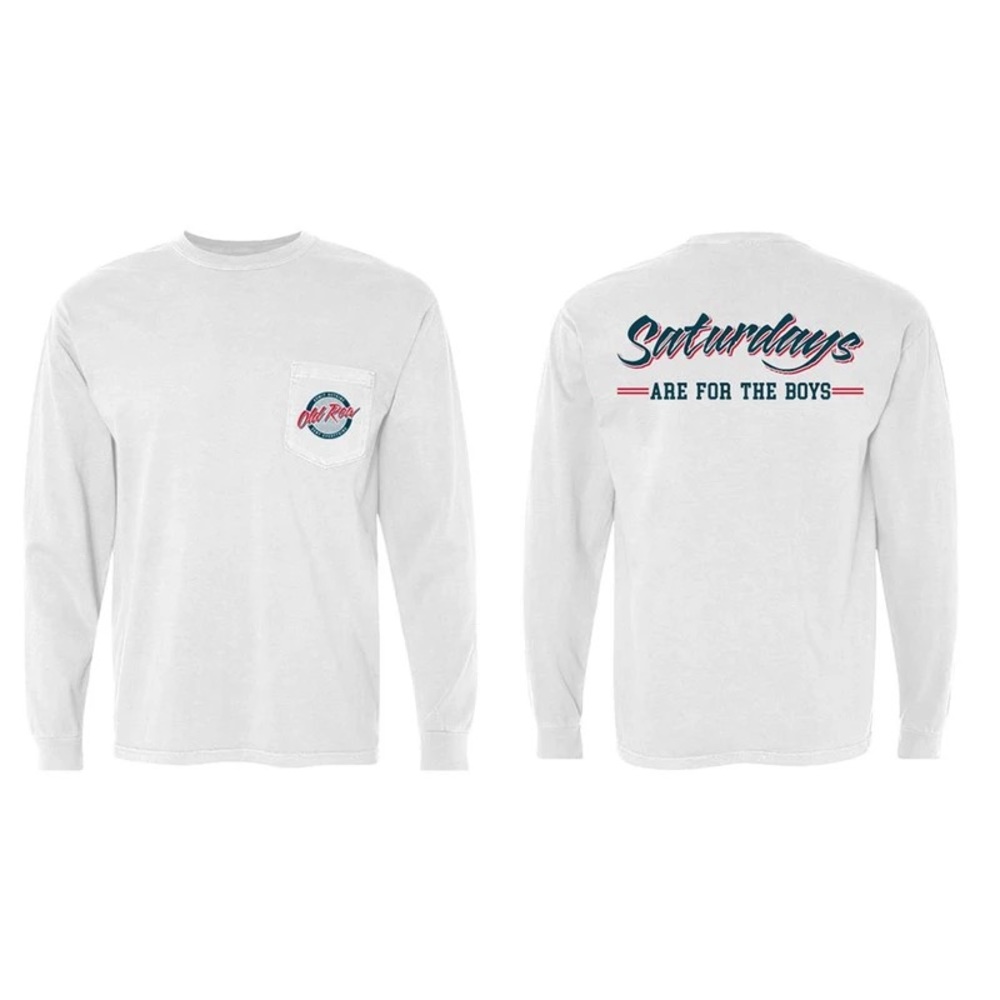White Old Row Long Sleeve